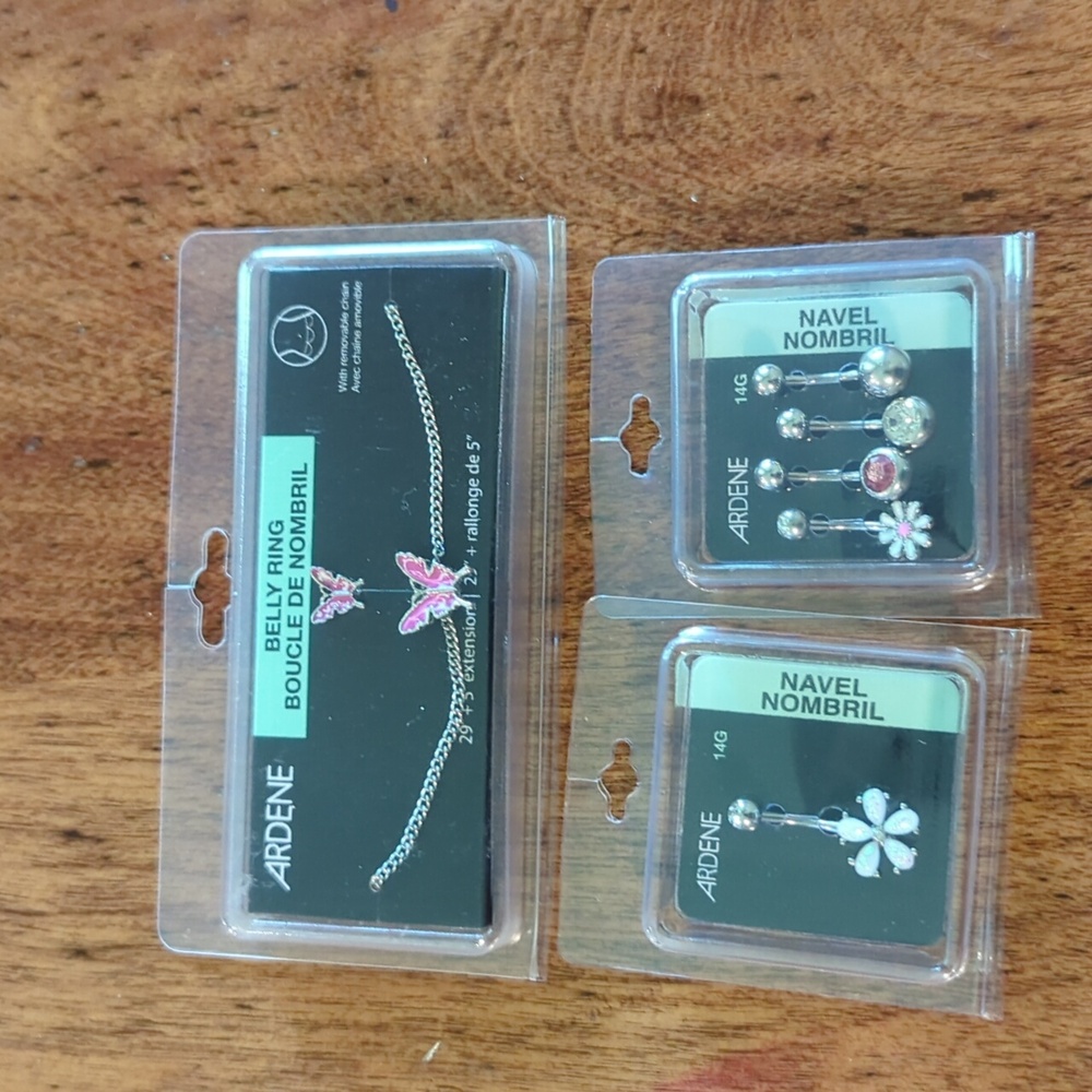 Belly button/ Navel rings brand new